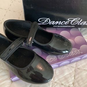 Black Patent Tap Shoes